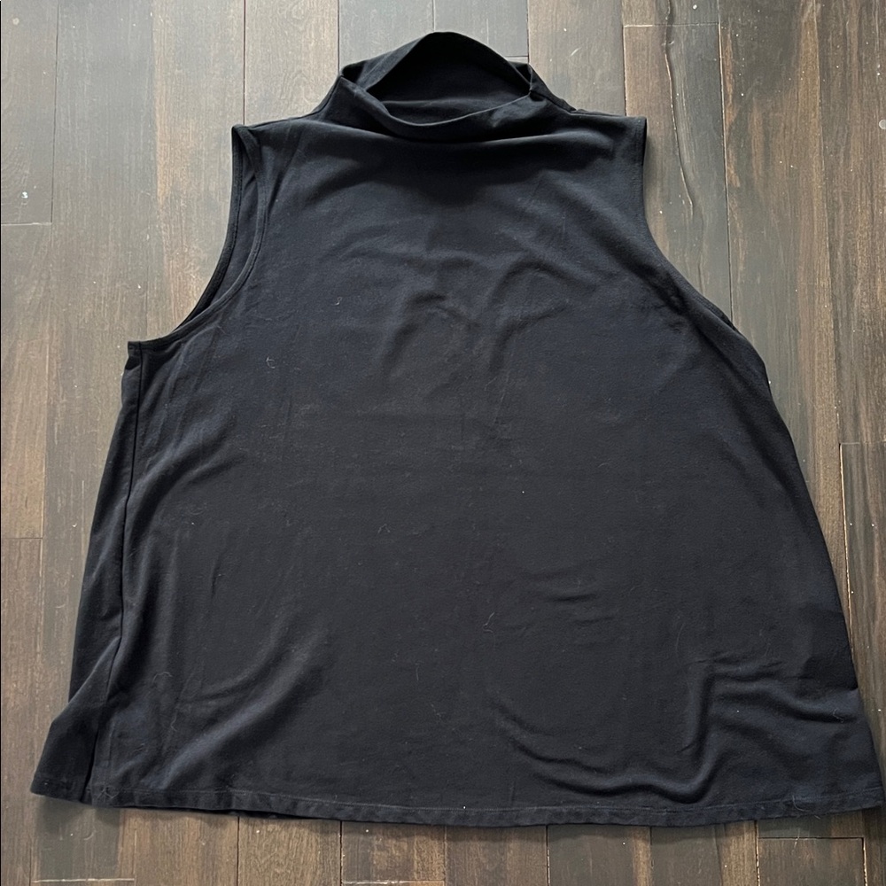 Eileen Fisher Black Sleeveless Tank 1x